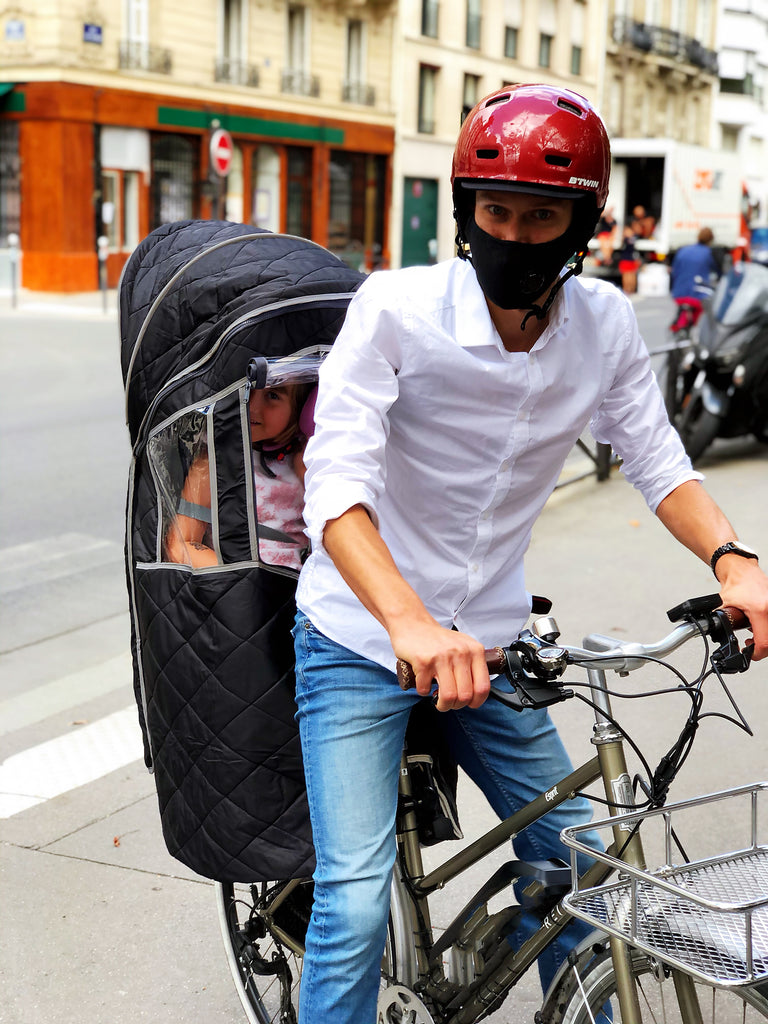 Child Bike Seat Rain Cover Protection