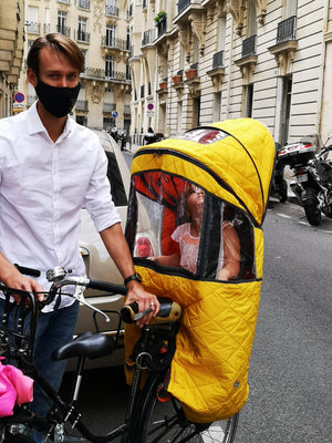 Protection de pluie enfant pour siege Vélo